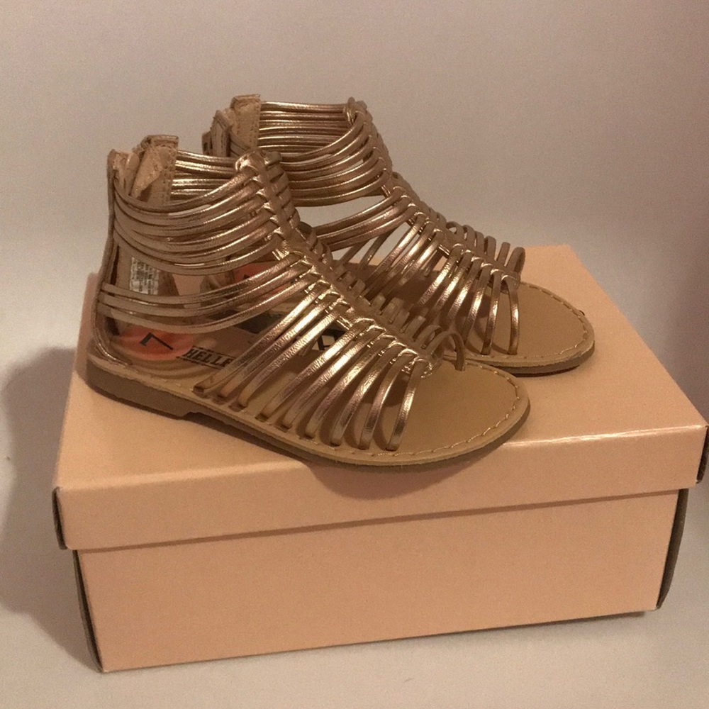 Brand new Cute rose gold baby sandals